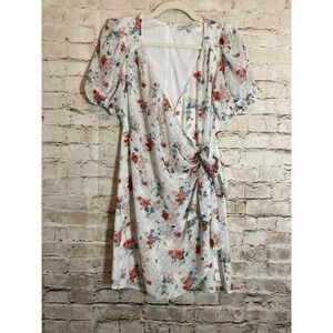 Collective Concepts Mini Dress Small Feminine Romantic Puff Sleeve Coquette